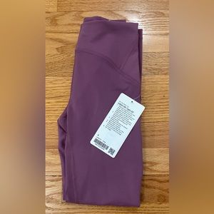 Lululemon InStill HR Tight 25” Size 4 Vintage Plum